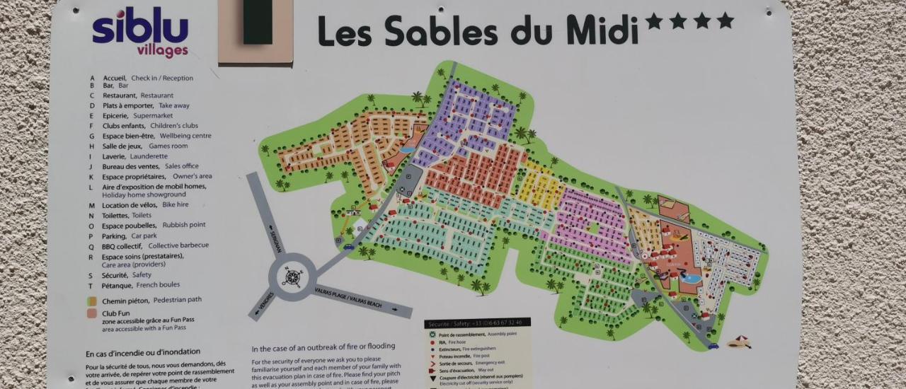 Les Sables Du Midi Valras-Plage Exterior foto