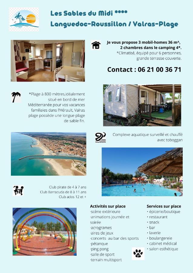Les Sables Du Midi Valras-Plage Exterior foto